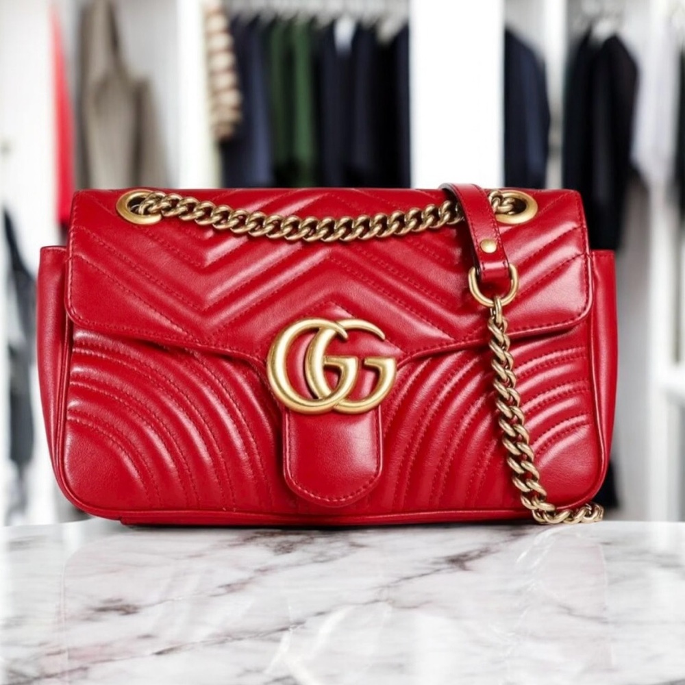 SOLD!!
GUCCI GG MARMONT BAG